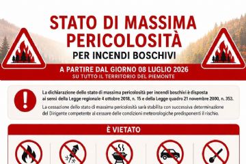 Allerta incendi boschivi